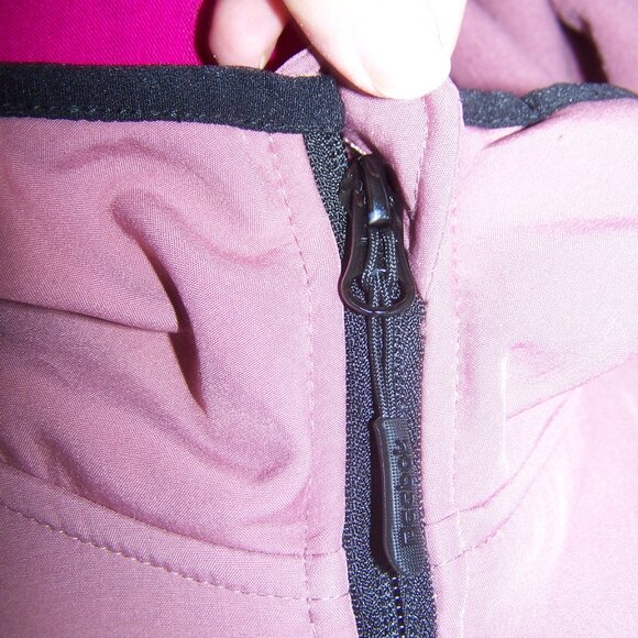 Reebok NWT Outerwear Fleece-Lined Jacket - Dusty Rose Sz S - Picture 6 of 15